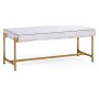 Églomisé & Iron Box Top Coffee Table