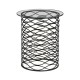 Interlaced Bronze & Glass Side Table