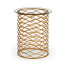 Interlaced Gilded & Glass Side Table