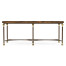 Argentinian Walnut Parquetry & Iron Coffee Table