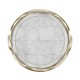 Églomisé & Silver Circular Tray