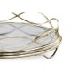 Églomisé & Silver Circular Tray