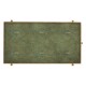 Green Faux Shagreen Gilded Side Table