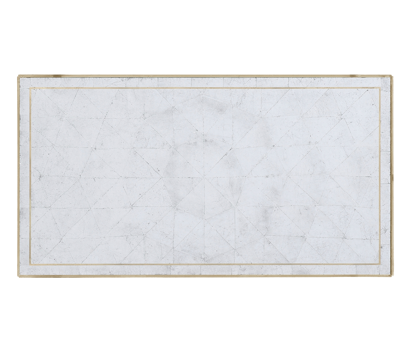 Églomisé & Silver Iron Box Top Side Table