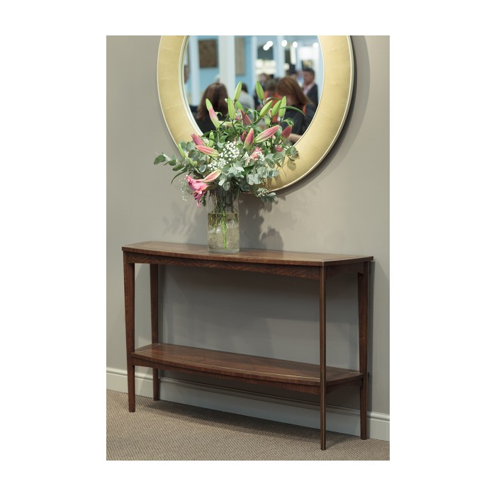 Cream Faux Shagreen Circular Mirror