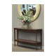 Cream Faux Shagreen Circular Mirror