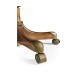 Edwardian High Backed Walnut Office Chair