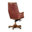 Edwardian High Backed Walnut Office Chair