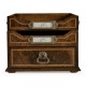 Victorian Style Walnut Letter Tray with Drawer
