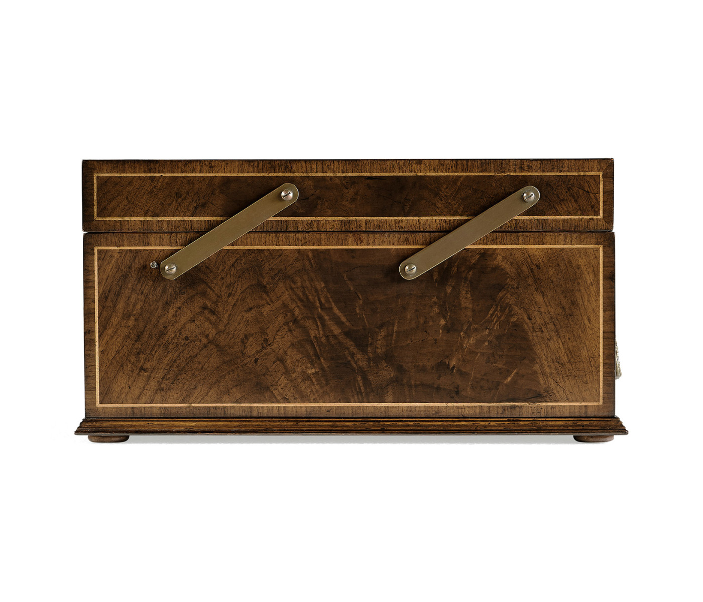 Victorian Style Walnut Letter Tray with Drawer