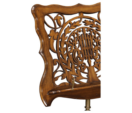 Fretwork Walnut Adjustable Music Stand