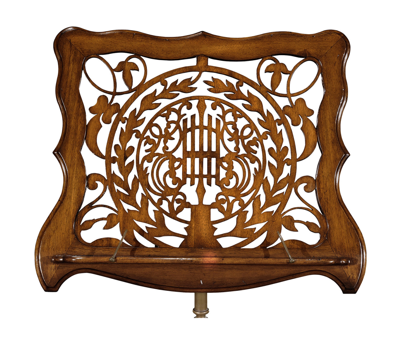 Fretwork Walnut Adjustable Music Stand