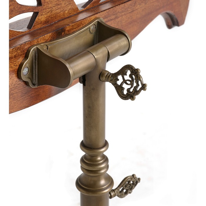 Fretwork Walnut Adjustable Music Stand