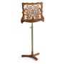 Fretwork Walnut Adjustable Music Stand
