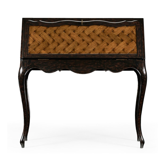 French style bureau with parquet fall front