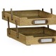 Natural Oak Triple Letter Tray