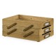 Natural Oak Triple Letter Tray