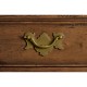 Walnut queen Anne style corner cabinet
