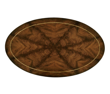 Mahogany Oval Lamp Table