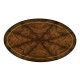 Mahogany Oval Lamp Table