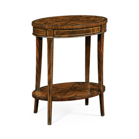 Mahogany Oval Lamp Table