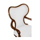 Double Lobed Shaped Mahogany Office Chair