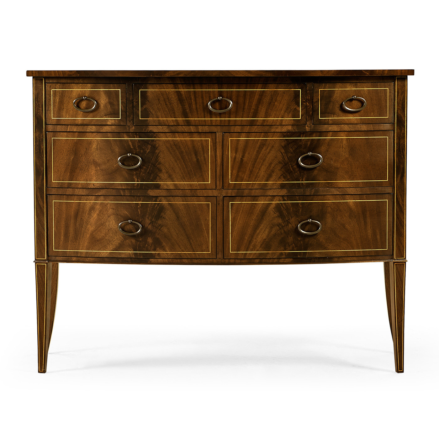 Biedermeier Bow Front Chest