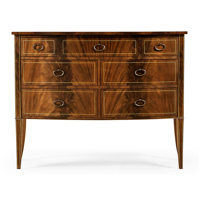Biedermeier Bow Front Chest