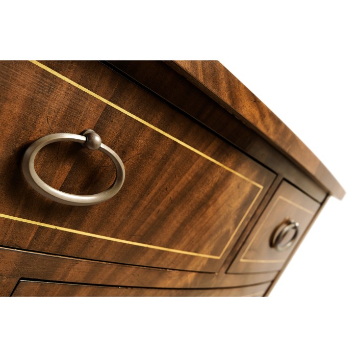Biedermeier Bow Front Chest