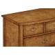Biedermeier bow front chest of drawers (Birch)