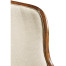 High Curved Back Walnut Dining Arm Chair