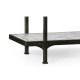 Églomisé & Bronze Iron Four Tier-Étagère