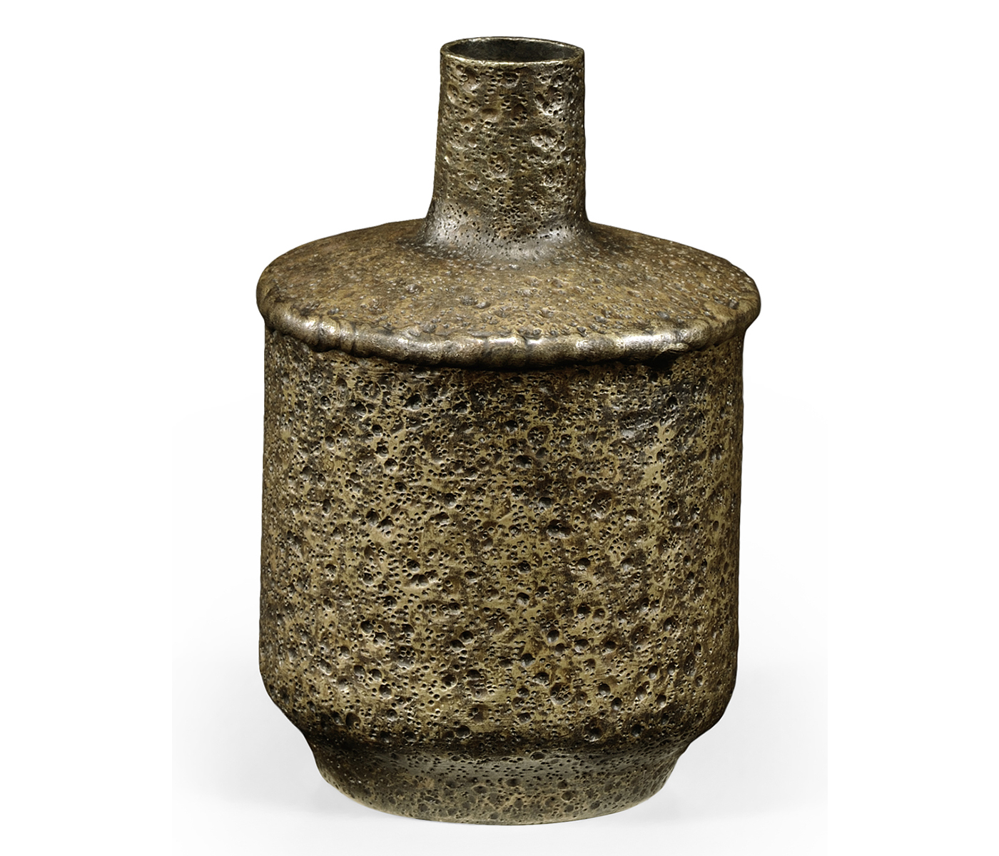 Small Textured Brass Vase