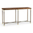 Argentinian Walnut Parquetry & Iron Console