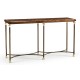 Argentinian Walnut Parquetry & Iron Console