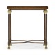 Argentinian Walnut Parquetry & Iron Side Table
