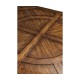 Argentinian Walnut Parquetry & Iron Side Table