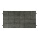Anthracite Faux Shagreen Coffee Table with Bronze Base