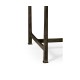 Anthracite Faux Shagreen Coffee Table with Bronze Base