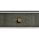 Anthracite Faux Shagreen Coffee Table with Gilded Base