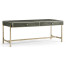 Anthracite Faux Shagreen Coffee Table with Silver Base