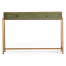 Green Faux Shagreen & Gilded Console 
