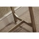 Faux Anthracite Shagreen & Silver Console