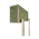 Green Faux Shagreen & Silver Console