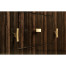 Rectangular Curved Art Deco Macassar Ebony High Lustre Sideboard