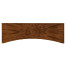 Art Deco curved sideboard with stainless steel (High lustre)
