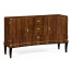 Art Deco High Lustre Curved Sideboard 