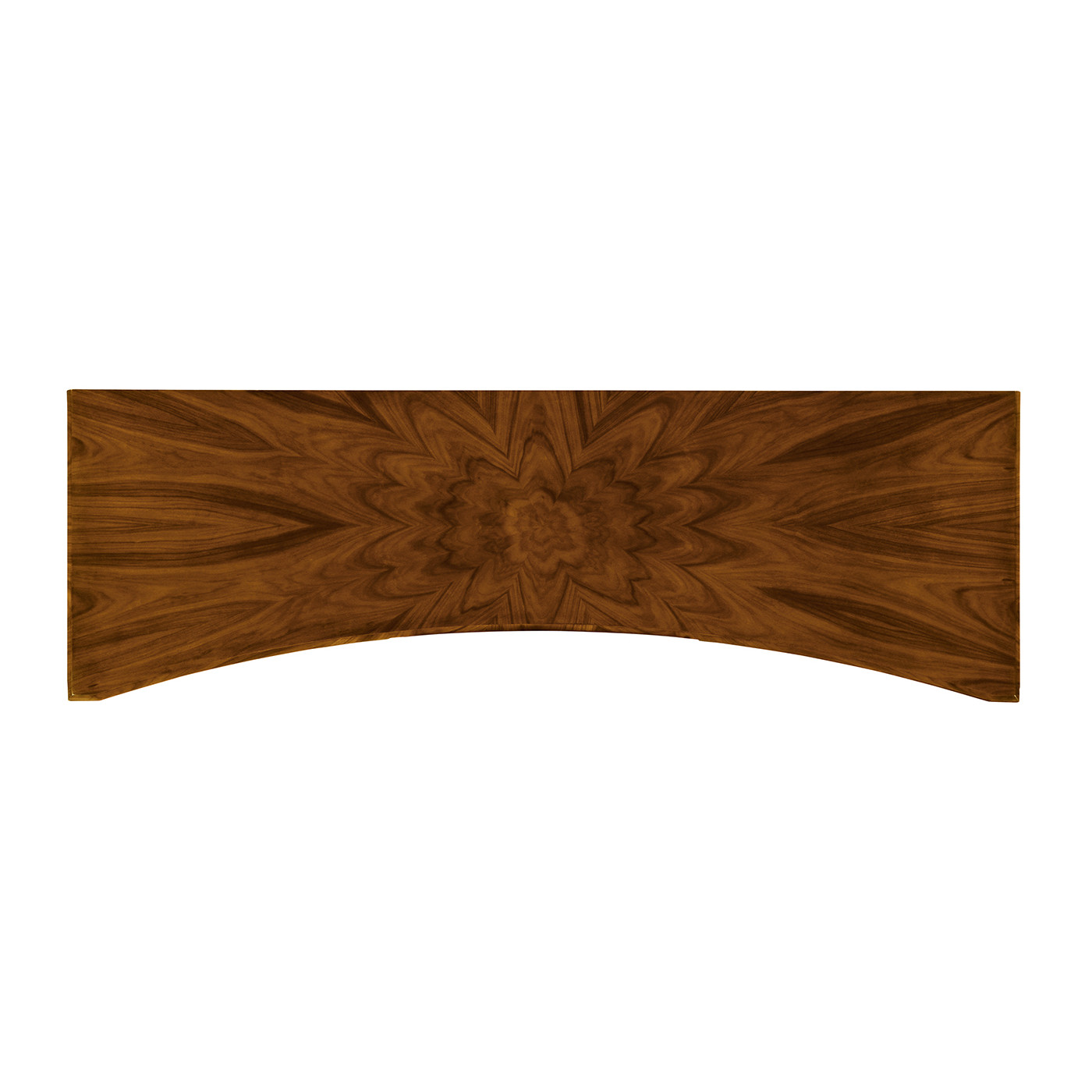 Art Deco Satin Curved Sideboard 