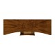 Art Deco Satin Curved Sideboard 