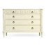 Neo-classical white painted chest of drawers